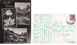 Delcampe - # VAL MAIRA: SALUTI DA    1955 - Cuneo