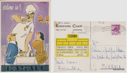 Delcampe - # CESENA: RISTORANTE CASALI Dis. NADIANI -  1964 - Forlì
