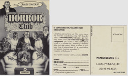 Delcampe - # PUBBLICITARIA: Grande Concorso "HORROR CLUB" - Panarecord - Milano - Autres & Non Classés