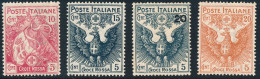 Delcampe - Italia Regno 1915/16 Croce Rossa Serie N.102/105 MNH** Ben Centrati - Andere & Zonder Classificatie