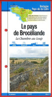 Delcampe - 35 Ille Et Vilaine LE PAYS DE BROCELIANDE Chambre Au Loup  Bretagne Fiche Dépliante Randonnées Balades - Géographie