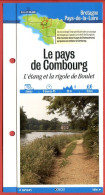 Delcampe - 35 Ille Et Vilaine LE PAYS DE COMBOURG Etang Et Rigole De Boulet  Bretagne Fiche Dépliante Randonnées Balades - Géographie