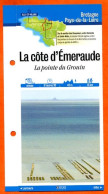Delcampe - 35 Ille Et Vilaine LA COTE D'EMERAUDE LA POINTE DU GROUIN  Bretagne Fiche Dépliante Randonnées Balades - Géographie