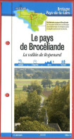 Delcampe - 35 Ille Et Vilaine LE PAYS DE BROCELIANDE Vallée De Ropenard  Bretagne Fiche Dépliante Randonnées Balades - Géographie