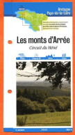 Delcampe - 29 Finistère LES MONTS D'ARREE CIRCUIT DU MENE   Bretagne Fiche Dépliante Randonnées Balades - Géographie