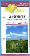 Delcampe - 30 Gard  LES CEVENNES Lacan Et Chateau De Tornac  Midi Pyrénées Fiche Dépliante Randonnées Balades - Géographie