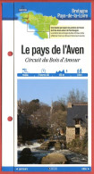 Delcampe - 29 Finistère LE PAYS DE L'AVEN Circuit Du Bois D'Amour  Bretagne Fiche Dépliante Randonnées Balades - Géographie