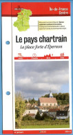 Delcampe - 28 Eure Et Loir LE PAYS CHARTRAIN Place Forte D'Epernon Région Centre Fiche Dépliante Randonnées Balades - Géographie