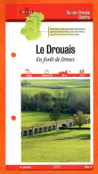 Delcampe - 28 Eure Et Loir LE DROUAIS EN FORET DE DREUX  Région Centre Fiche Dépliante Randonnées Balades - Géographie