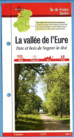 Delcampe - 28 Eure Et Loir LA VALLEE DE L'EURE Parc Bois De Nogent Le Roi Région Centre Fiche Dépliante Randonnées Balades - Géographie