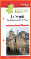 Delcampe - 28 Eure Et Loir LE DROUAIS INVITATION VALLEE DE L EURE  Région Centre Fiche Dépliante Randonnées Balades - Géographie