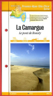 Delcampe - 13 Bouches Du Rhone LA CAMARGUE Le Pont De Rousty PACA Fiche Dépliante Randonnées Balades - Géographie