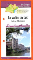 Delcampe - 12 Aveyron LA VALLEE DU LOT AUTOUR D'ESPALION Midi Pyrénées Fiche Dépliante Randonnées Balades - Géographie