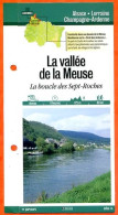 Delcampe - 08 Ardennes LA VALLEE DE LA MEUSE BOUCLE SEPT ROCHES Champagne Ardenne Fiche Dépliante Randonnées Balades - Géographie