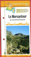 Delcampe - 06 Alpes Maritimes LE MERCANTOUR Circuit De Fenestre PACA Fiche Dépliante  Randonnées Balades - Géographie