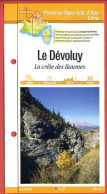Delcampe - 05 Hautes Alpes LE DEVOLUY Crete Des Baumes PACA Fiche Dépliante  Randonnées Balades - Géographie