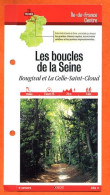 Delcampe - 78 Yvelines LES BOUCLES DE LA SEINE BOUGIVAL CELLE SAINT CLOUD  Ile De France Fiche Dépliante Randonnées  Balades - Géographie