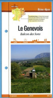 Delcampe - 74 Haute Savoie LE GENEVOIS Balcon Des Sons  Rhone Alpes Fiche Dépliante Randonnées  Balades - Géographie