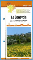Delcampe - 74 Haute Savoie LE GENEVOIS La Boucle Des Convers  Rhone Alpes Fiche Dépliante Randonnées  Balades - Géographie