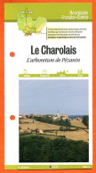 Delcampe - 71 Saone Et Loire LE CHAROLAIS ARBORETUM DE PEZANIN    Bourgogne Fiche Dépliante Randonnées  Balades - Géographie