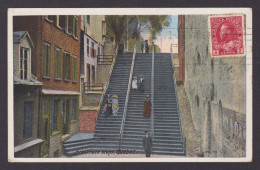 Delcampe - Postcard, CANADA, Quebec, Breakneck Steps - Québec - La Cité