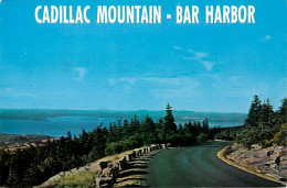 Delcampe - FRENCHMAN'S BAY, ME - MT. CADILLAC AUTO ROAD, MT DESERT ISLAND - TRAVEL IN 1972 -  PUB.BY BROMLEY & CO - - Autres & Non Classés