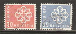 Delcampe - Switzerland - Scott 374-375 - Gebraucht