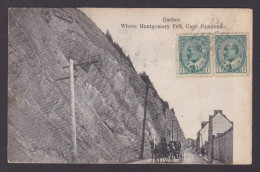 Delcampe - Postcard, CANADA, Quebec, Where Montgomery Fell, Cape Diamond - Québec - La Cité