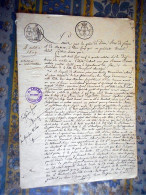Delcampe - MANUSCRIT 8 PAGES Dat 1809 Concerne DOMFRONT Jean Hardy Normandie Et Pierre Alexandre Delente Pharmacien DELENTE Fripier - Manoscritti