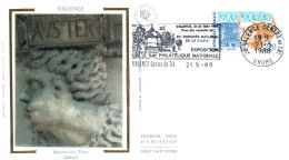 Delcampe - (RECTO / VERSO) FRANCE - ENVELOPPE - 1988 - TEMBAL 83 - 61e CONGRES NATIONAL F.S.P.F. A VALENCE - FLAMME - Mechanical Postmarks (Advertisement)