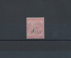 Delcampe - 1877 NATAL, SG. 85 - ½ D. On 1 D. Rose, MH* - Andere & Zonder Classificatie