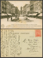 Delcampe - Belgium 1919 Old Postcard LIEGE Virgin Fountain RUE Vinave D'Ile FONTAINE VIERGE - Autres & Non Classés