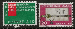 Delcampe - Switzerland - Scott 378-379 - Gebraucht