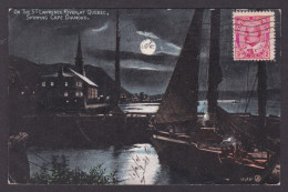 Delcampe - Postcard, CANADA, Quebec, On The St Lawrence River, Showing Cape Diamond - Québec - La Cité