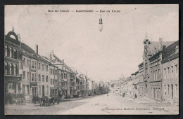 Delcampe - Bastogne - Rue Du Sablon / Rue Du Vivier - Circulée 1912 - Edit. Photographie Moderne Schumacker - Voir Scans - Bastogne