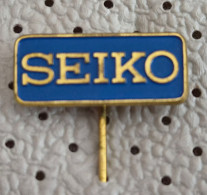 Delcampe - SEIKO Clock Watch  Pin - Marcas Registradas