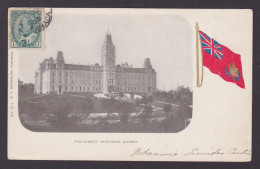 Delcampe - Postcard, CANADA, Quebec, Parliament Building - Québec - La Cité