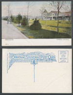 Delcampe - Canada Old Colour Postcard Springbank London Ontario, Street Scene, Men Panorama - Non Classés