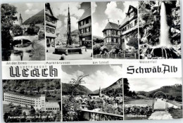 Delcampe - Urach Bad Urach Erms Ferienheim Haus Auf Der Alb Hoehenfereibad - Bad Urach