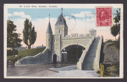 Delcampe - Postcard, CANADA, Quebec, Hotel, St. Louis Gate - Québec - La Cité