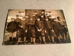 Delcampe - Militaria ,carte Photo Groupe De Militaires Regiment No 92 - Regimente