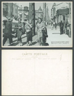 Delcampe - China Old Postcard Charbin Harbin Kitaiskaya Street Scene Russian Women Baby 哈爾濱 - China
