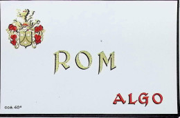 Delcampe - Romania Kingdom Wallachia Moldavia Moldau Walachei Roumanie Vintage Rum Spirit Bottle Label Crest DEL 7 - Rhum