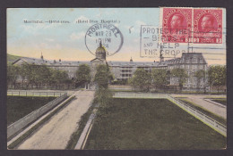 Delcampe - Postcard, CANADA, Montreal, Hôtel-Dieu De Montreal Hospital - Montreal