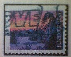 Delcampe - United States, Scott #6038, Used(o), 2025, House And Trees In The Snow (78¢), Multicolored - Oblitérés