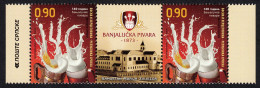 Delcampe - Bosnia Serbia 2013  140 Years Anniversary Banjaluka Brewery Drinks Beers, Middle Row MNH - Bières