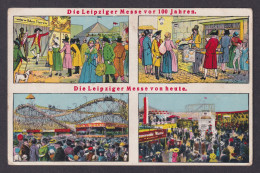 Delcampe - Vinatge Postcard GERMANY, The Leipzig Trade Fair - Ferias