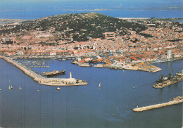 Delcampe - 34 SETE VUE AERIENNE SUR L ENSEMBLE DE LA VILLE - Sete (Cette)