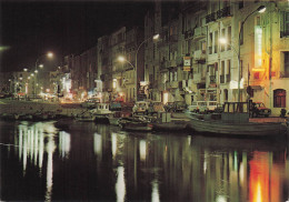 Delcampe - 34 SETE CANAL ET SES BATEAUX DE PECHE - Sete (Cette)