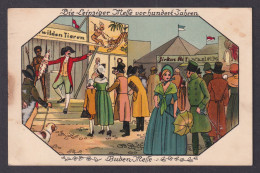 Delcampe - Vinatge Postcard GERMANY, The Leipzig Trade Fair, Buden-Melle - Ferias